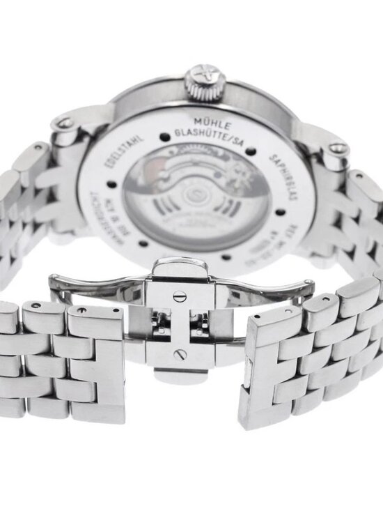 Muhle Glashutte Teutonia M1-33-60 Day date Silver Dial Automatic Men\'s_903292